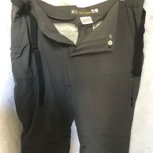 Tecwear Rodeo C&A men's cargo pants 100% nylon W "46-47" 2  parts cargo pants